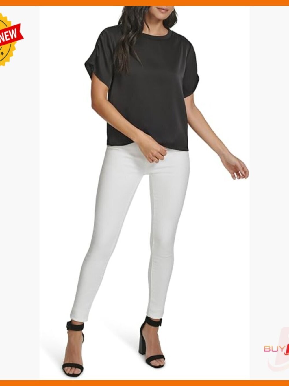 Short Sleeve Ruched Blouse Regular Fit Polyester Casual Wear